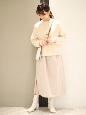 anzuさん（レディース・158cm）の冬コーディネート