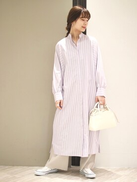 anzuさん（レディース・158cm）の春コーディネート