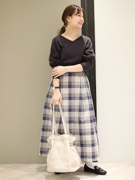 anzuさん（レディース・158cm）の春コーディネート