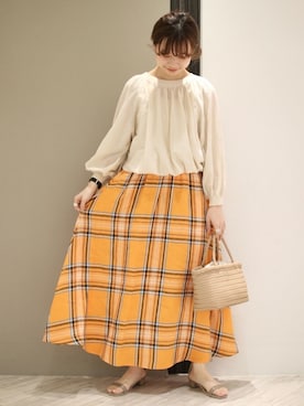 anzuさん（レディース・158cm）の春コーディネート