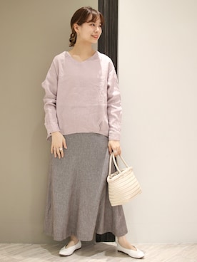 anzuさん（レディース・158cm）の春コーディネート