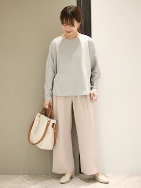 anzuさん（レディース・158cm）の春コーディネート