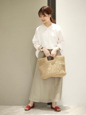 anzuさん（レディース・158cm）の春コーディネート