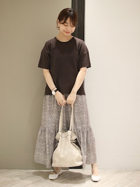 anzuさん（レディース・158cm）の春コーディネート