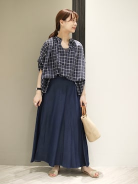 anzuさん（レディース・158cm）の夏コーディネート