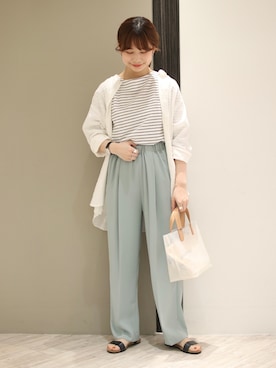 anzuさん（レディース・158cm）の夏コーディネート