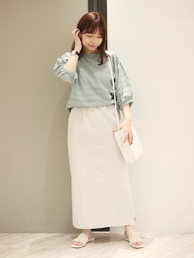 anzuさん（レディース・158cm）の夏コーディネート