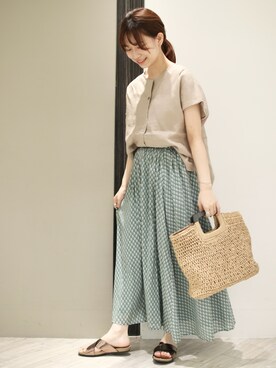 anzuさん（レディース・158cm）の夏コーディネート