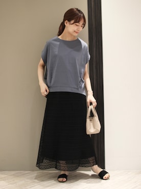 anzuさん（レディース・158cm）の夏コーディネート