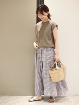 anzuさん（レディース・158cm）の夏コーディネート