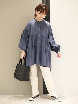 anzuさん（レディース・158cm）の夏コーディネート