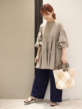 anzuさん（レディース・158cm）の夏コーディネート