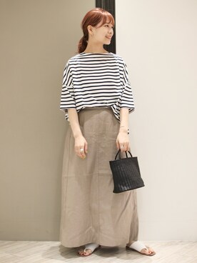 anzuさん（レディース・158cm）の夏コーディネート