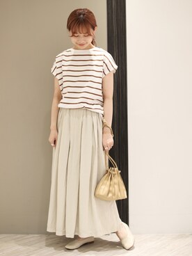 anzuさん（レディース・158cm）の夏コーディネート