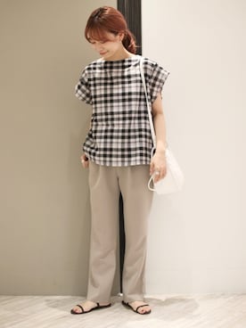 anzuさん（レディース・158cm）の夏コーディネート