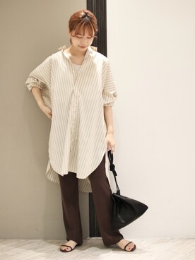 anzuさん（レディース・158cm）の夏コーディネート