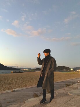 ひーさん（メンズ・165cm）の冬コーディネート