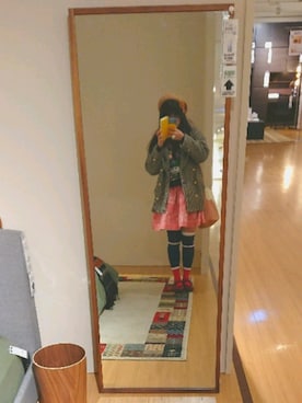 「Neb aaran do（ネバアランド）のアイテム」を使った、erikaさん（レディース・157cm）の冬コーディネート