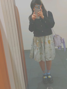 「tricot COMME des GARCONS（トリココムデギャルソン）のアイテム（テーラードジャケット）」を使った、erikaさん（レディース・157cm）の春コーディネート