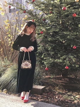 「フィントクリスマス」｜natsumiさん（レディース・150cm）の冬コーディネート