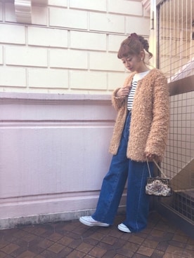 「F i.n.t（フィント）のアイテム（その他アウター）」を使った、natsumiさん（レディース・150cm）の冬コーディネート