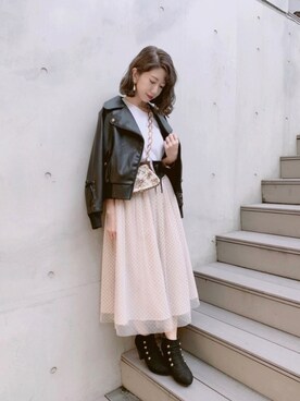 「F i.n.t（フィント）のアイテム（ジャケット/アウター）」を使った、natsumiさん（レディース・150cm）の秋コーディネート