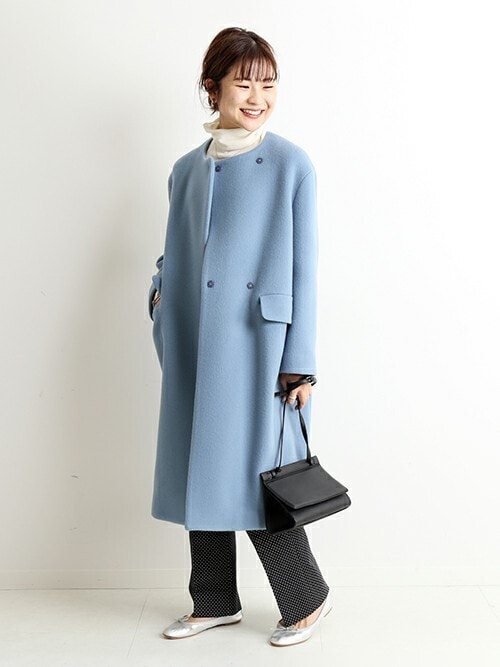 SLOBE IENA（スローブイエナ）の「ウールダブルクロスクルーネック