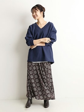 Yuriさん（レディース・159cm）の秋コーディネート