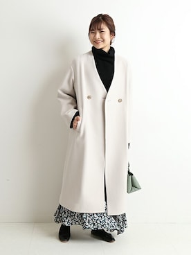 Yuriさん（レディース・159cm）の冬コーディネート