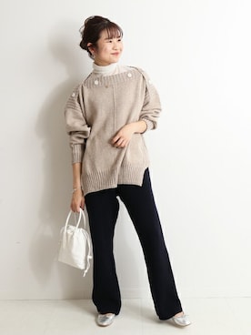 Yuriさん（レディース・159cm）の冬コーディネート