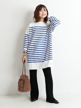 Yuriさん（レディース・159cm）の冬コーディネート