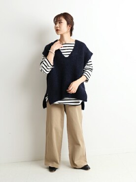 Yuriさん(レディース・159cm)の冬コーディネート