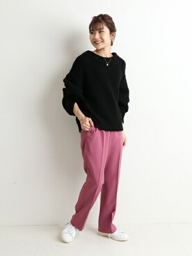 Yuriさん（レディース・159cm）の冬コーディネート