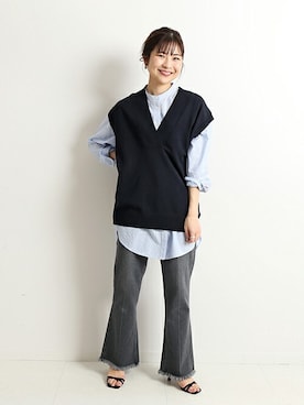 Yuriさん(レディース・159cm)の冬コーディネート