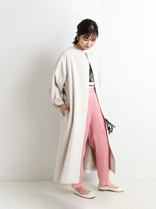 SLOBE IENA（スローブイエナ）の「強撚OXオーバーコート【手洗い可能 