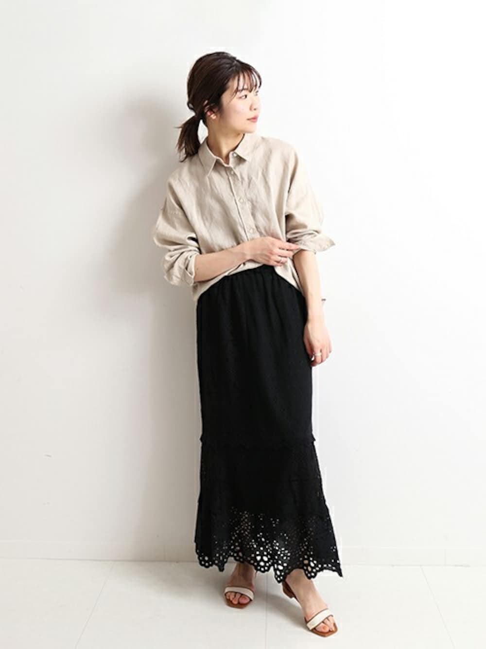 SLOBE IENA（スローブイエナ）の「フレンチリネンウォッシュドオーバー