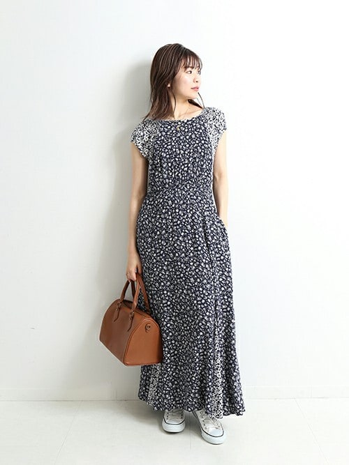 SLOBE IENAのマルチパターンフラワーワンピース SLOBE IENA（スローブイエナ）の「マルチパターンフラワー