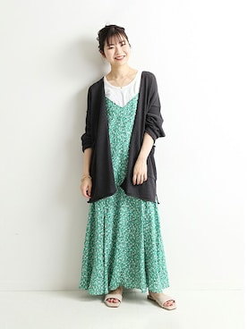 Yuriさん（レディース・159cm）の夏コーディネート