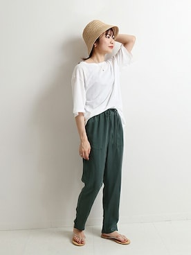 Yuriさん（レディース・159cm）の夏コーディネート