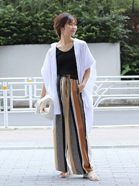 Yuriさん（レディース・159cm）の夏コーディネート