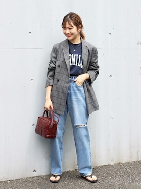 Yuriさん（レディース・159cm）の夏コーディネート