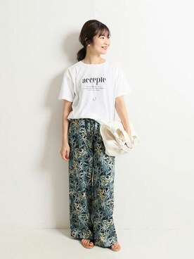 Yuriさん（レディース・159cm）の夏コーディネート