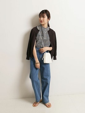 Yuriさん（レディース・159cm）の夏コーディネート