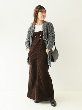 「スローブイエナ」｜「アイテム（ノーカラージャケット）」を使った、Yuriさん（レディース・159cm）の夏コーディネート