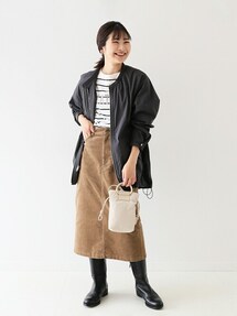 SLOBE IENA（スローブイエナ）の「3WAYノーカラーギャザーブルゾン