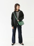 SLOBE IENA（スローブイエナ）の「3WAYノーカラーギャザーブルゾン