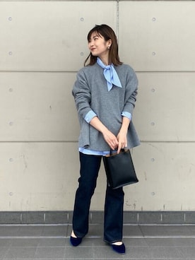 「スローブイエナ」｜「アイテム（その他シューズ）」を使った、Yuriさん（レディース・159cm）の秋コーディネート