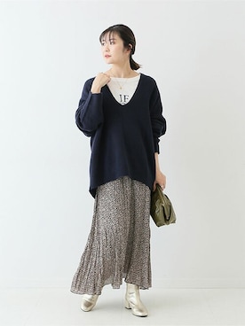 Yuriさん(レディース・159cm)の冬コーディネート