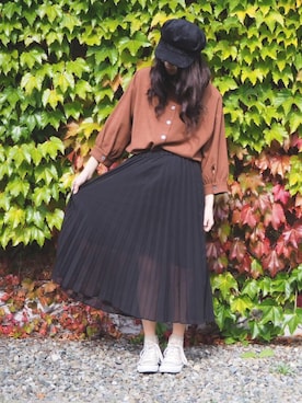 あかりさん（レディース・158cm）の秋コーディネート