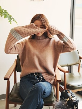 「 ファーコート」｜DaBaGIRLさん（レディース・165cm）の冬コーディネート